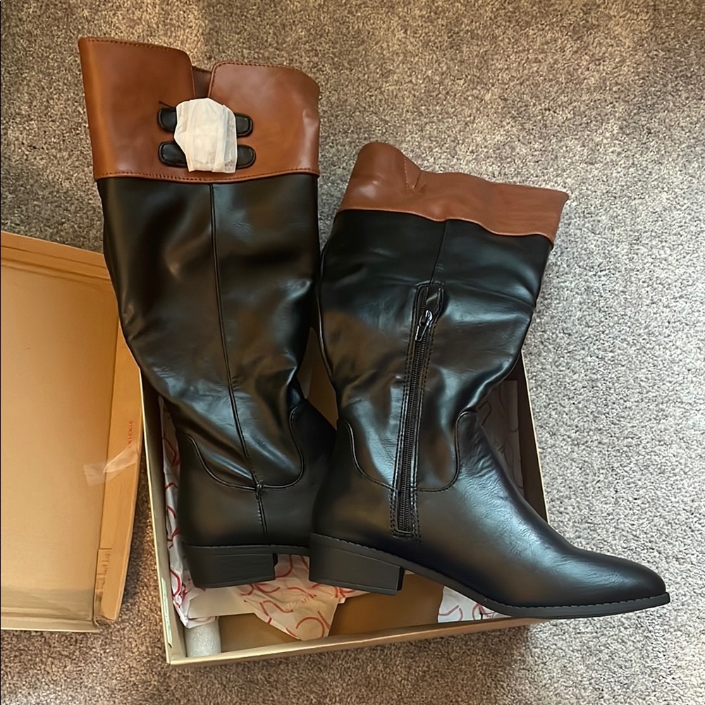 Black and Brown Women's Boots